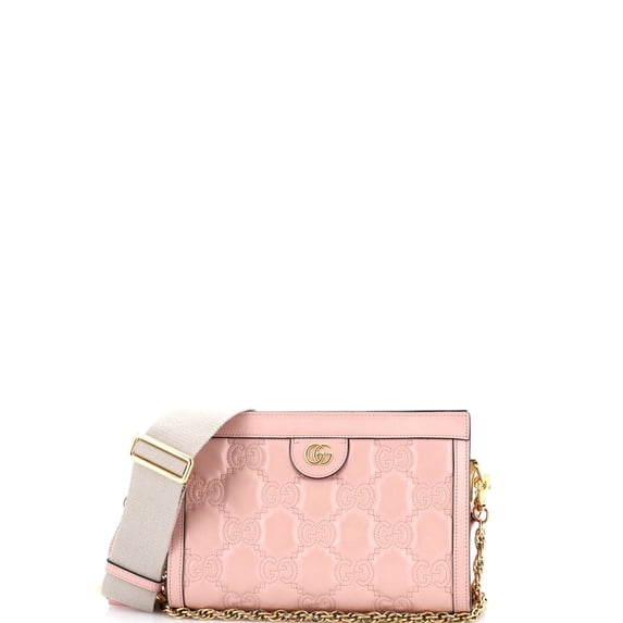 Pre-Owned GG Shoulder Bag GG Matelasse Leather Small By Rebag