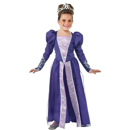 Girls Violet Princess Costume