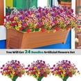 thumbnail image 3 of Flores artificiales Lonicy resistentes a los rayos UV para exteriores, 24 unidades, 3 of 6