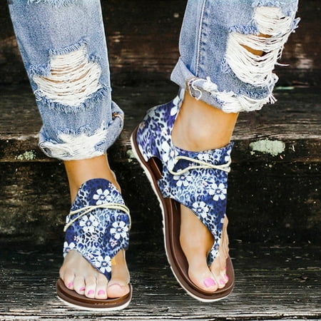 

Women s Ladies Casual Camouflage Flip Flops Comfy Sandals Zipper Shoes