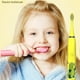 thumbnail image 5 of Cepillo de dientes eléctrico para niños con cabezales de repuesto Cepillo de dientes eléctrico ultrasónico con dibujos animados para niños con 6 cabezales, 5 of 5