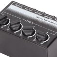 thumbnail image 3 of CX400 mezclador pasivo de 4 canales, minimezclador estéreo profesional portátil para grabación de estudio, consola, escenario, club pequeño, 3 of 8