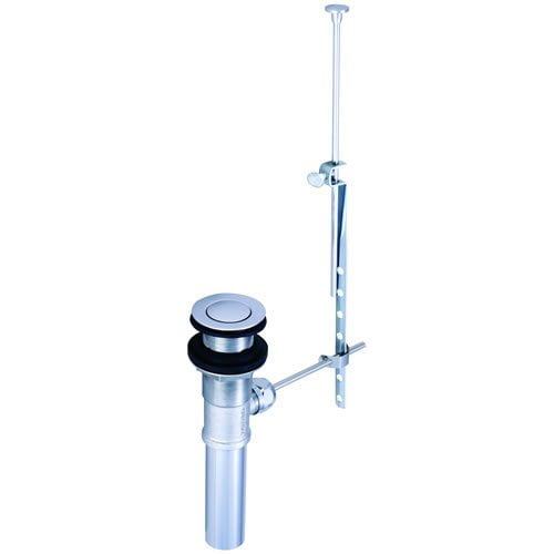 Central Brass 1109 Brass Pop-Up Drain Assembly with Guide
