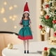 thumbnail image 3 of Conjunto De Ropa Para Muñecas Santa Elf Conjunto de disfraz de elfo navideño, pantalones, sombrero, regalo de Feliz Navidad (SD22), 3 of 7