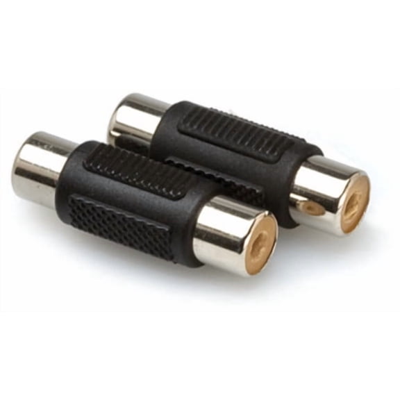 Hosa GRA-101 RCA to RCA Couplers, 2 Pieces