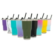 Simple Modern 20oz Cruiser Tumbler with Straw & Closing Lid Travel Mug - Vacuum Insulated Water Coffee Cup Double Wall - Hydro 18/8 Stainless Steel Flask Thermos -Pine