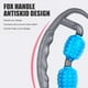 thumbnail image 4 of Anillo abrazadera pierna pierna músculo masaje relajante rodillo de masaje estufa equipo de fitness mace fitness rodillo de espuma, azul Adepaton 220252, 4 of 9