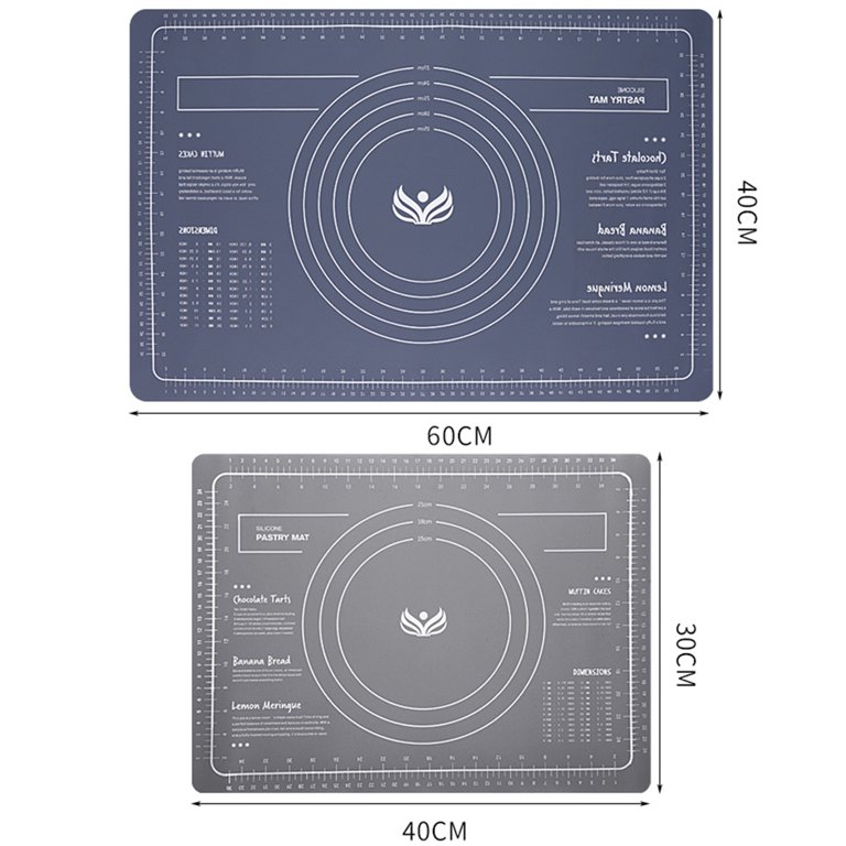 70/64/40Cm Silicone Kneading Dough Mat Nonstick Cookie Cake Baking