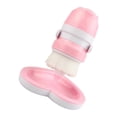 thumbnail image 2 of Pink Double Headed Facial Cleansing Brush for Deep Skin Cleaning and Face Washing Lightweight Easy to Carry ABS Plastic, 2 of 5