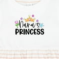 thumbnail image 4 of Inktastic Nana's Princess Crown and Flowers Girls Baby Dress, 4 of 5