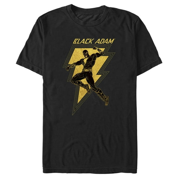 Men's Black Adam Wrath of the Legend  Graphic Tee Black X Large