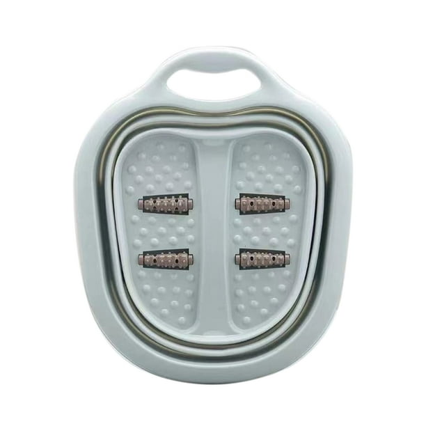 Cuenca De Masaje De Pie Relajante Relleno Plegable Cubo De Spa Para Alivio Del Dolor Viajamiento Interno Adecuado