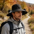 thumbnail image 4 of Stijggn Cooling! Gifts for Dad Solar Fan Hat, Hat for Men Women, Wide Brim Outdoor Sun-proof Hat with Fan, Cooling Fans that Blow Cold Air, USB Solar Charging, Fishing Camping Beach Hats, 4 of 6