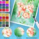 thumbnail image 5 of Set de pintura de acuarela Caliart de 100 colores con pinceles y estuche, 5 of 8