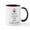 White/Black Inside, variant on CafePress - Keep Calm And Eat Cupcakes Mug - 11 oz Ceramic Mug - Novelty Coffee Tea Cup