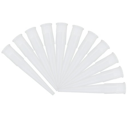 OUNONA  30 Pcs Silicon Sealant Pointed Aquarium Sticky Operated White