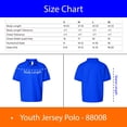 thumbnail image 2 of Gildan Youth Jersey Polo Shirt GR88 Assorted DryBlend Short Sleeve Polo Golf Tee Shirt, Pack of 6 XL, 2 of 5