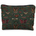 thumbnail image 1 of Bolsa de cosméticos RYYCDOI Moody Green Academia Butterfly Women, 1 of 6