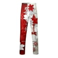 thumbnail image 4 of Hfolob Pants For Men Mens Christmas Casual Pants Festive Special Tie Dye Layered Snowflake Santa Plaid Printed Casual Pants Loose-Fit Style, 4 of 4