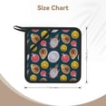 thumbnail image 2 of 1 PCS Pot Holders for Kitchen - Heat Resistant Silicone Pot Holders with Hanging Loop, Papaya pitaya Pomegranate Non Slip Oven Hot Pads, Potholders for Decor Baking Cooking Kitchen, 2 of 6