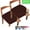 Coffee, variant on Bxaolu Seat Covers for Dining Room Chair Set of 2, Stretch Fit Removable Washable Anti-dust Desk Chair Seat Cushion Protectors - Brown