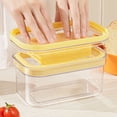 thumbnail image 3 of Airtight Butter Slicer Cutter Stick Butter Container Dish with Lid Butter Keeper with Cutter for Cutting Sticks Butter, 3 of 7