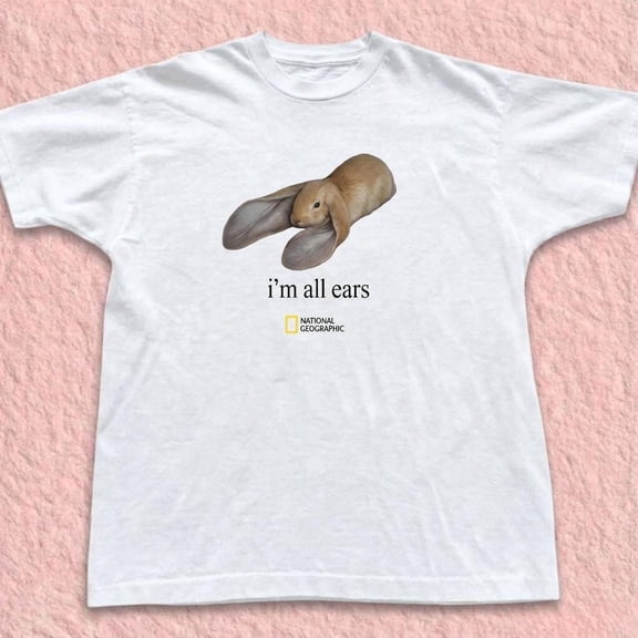 National Geographic Bunny graphic tee