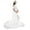 White, variant on D-GROEE Maternity Dress for Photography Off Shoulder Chiffon Patchwork Gown Split Front Pregnancy Dresses for Photoshoot