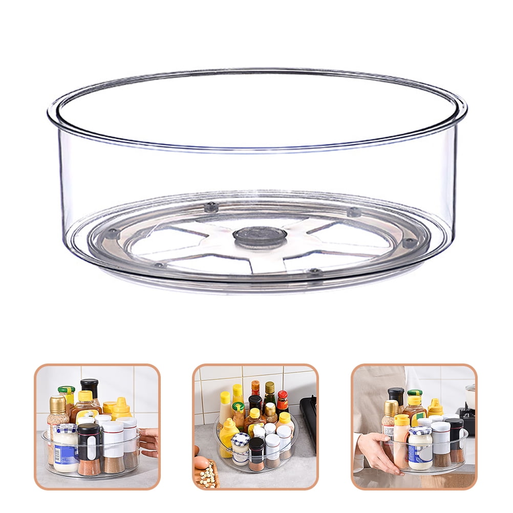 Raindrops  Kitchen Shelf Rotating Tray Turntable Organizer Baby