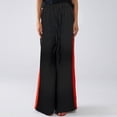 thumbnail image 3 of Women's Pants Fashion Casual Pants For Women Color Block Striped Tied Wide Leg Summer, 3 of 4