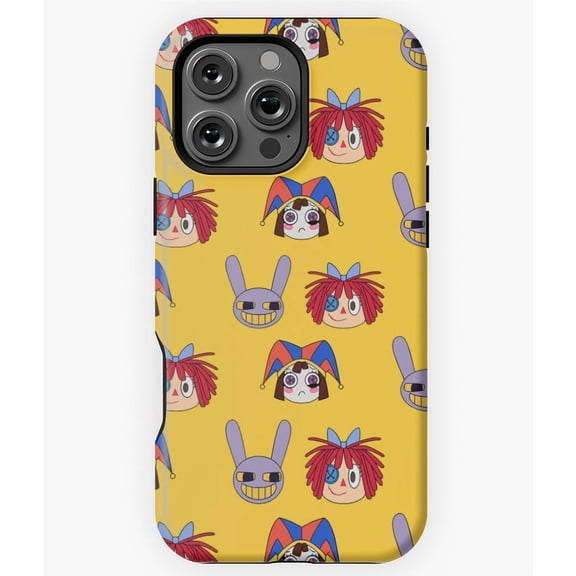 Digital Circus Trio Pomni Jax Ragatha Phone Case for iPhone 16 15 14 13 12 11 Pro Max