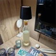 thumbnail image 4 of Mistaha Rechargeable Bottle Light with Touch Control - Transform Your Favorite Bottles into Unique Table Lamp - Versatile Iron Art Design - EU Patented - 2000mAh - Black - Three Light Modes, 4 of 7