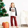 thumbnail image 5 of Festive Family Matching Christmas Pajamas Set with Merry and Bright Design, Sizes NB to 6XL with Pet Outfit, 5 of 7