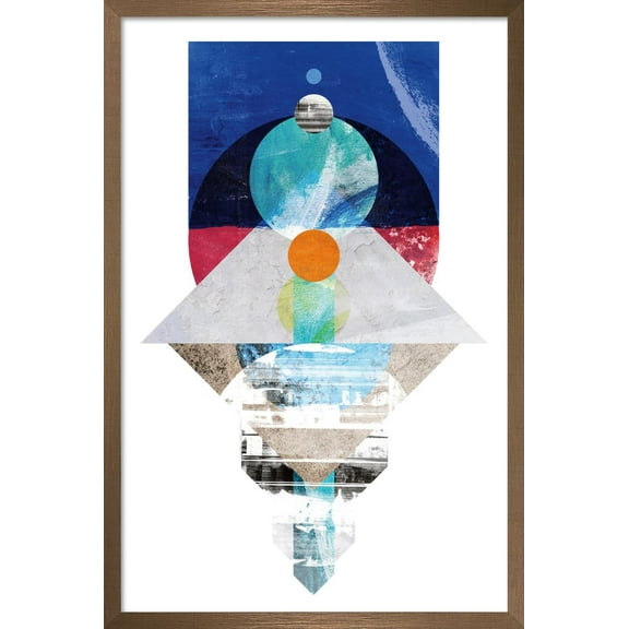 Urban - Shapes Wall Poster, 14.725" x 22.375", Framed