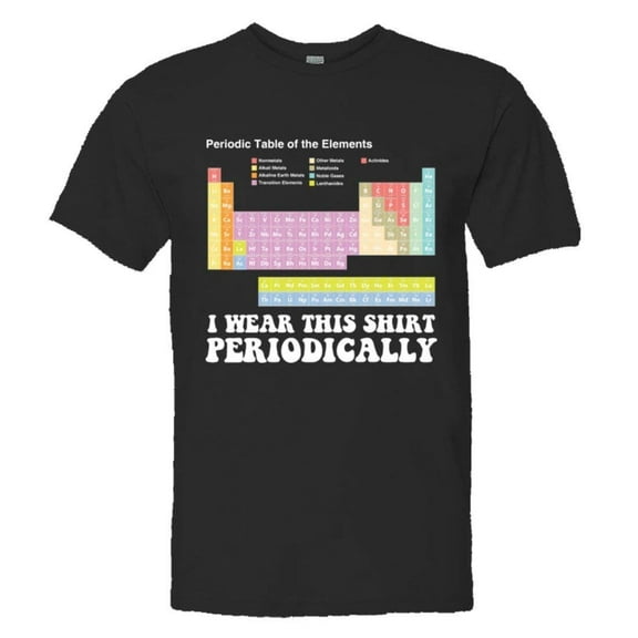 PleaseMeTees™ Mens I Wear This Thirt Periodically Science Chart HQ Tee