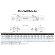Chief Welded Hydraulic Cylinder 287065