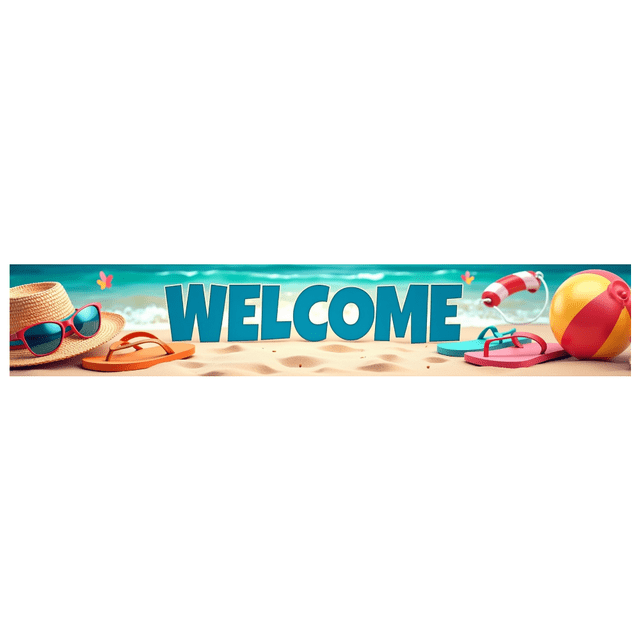 Welcome Back to School Banner Classroom Backdrop Educational Decor School Supplies Kids Party Decoration Photo Background Library Event Signs Apples School Bus Props