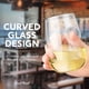 thumbnail image 3 of Final Touch Conundrum White Wine Glasses - Set of 4 Stemless Handcrafted Glasses - 9 oz Capacity - Sleek Curves for Comfortable Tasting - Dishwasher Safe (GG5008), 3 of 4