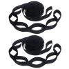 thumbnail image 1 of Hamaca de camping JShteea 5x2pcs correa al aire libre negro, 1 of 8