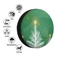 thumbnail image 5 of Easygdp Christmas Green Automobile Tire Dust Cover, 14-17in Spare Tire Cover Universal Fit for Trailer, Car, Truck, SUV, Jeep - 15 inch, 5 of 9