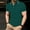 Green, variant on Zorckvet Mens Casual Polo Shirts Short Sleeve Button Golf Slim Fit Shirt with Pocket & Collar Spring Summer Fashion Tops