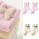 thumbnail image 2 of 1 Pair Baby Socks Comfortable Lovely Pattern Multi Color Hosiery Stretchy Breatheable for 0-3 Years Kids Yellow M, 2 of 4