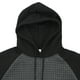 thumbnail image 5 of Sudadera con capucha para hombre, informal, deportiva, con cuello alto, botones, patchwork, manga larga, sudadera tipo jersey, blusa para hombre, 5 of 9