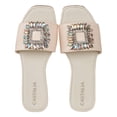 thumbnail image 3 of Huarache Para Mujer CASTALIA 561-71 Blanco Aplicación con cristales, 3 of 3