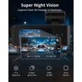 thumbnail image 4 of Dash Cam Kingslim 4K frontal 4K posterior 1080P Dual con tarjeta de 64 GB, 4 of 9