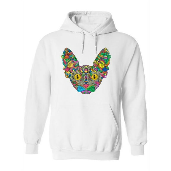 Sphynx Cat Head. Hoodie Women -Image by Shutterstock, Female x-Large