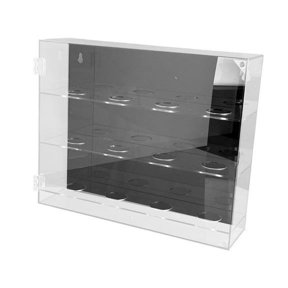 AMLESO Baseball Display Case Baseball Holder Wall Mount Dustproof Clear Tennis Ball Display Rack Baseball Storage Box for Collection