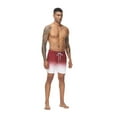 thumbnail image 4 of Tyhengta Men's Swim Trunks Gradient Color Quick Dry Beach Shorts with Zipper Pockets and Mesh Lining Red 40, 4 of 6