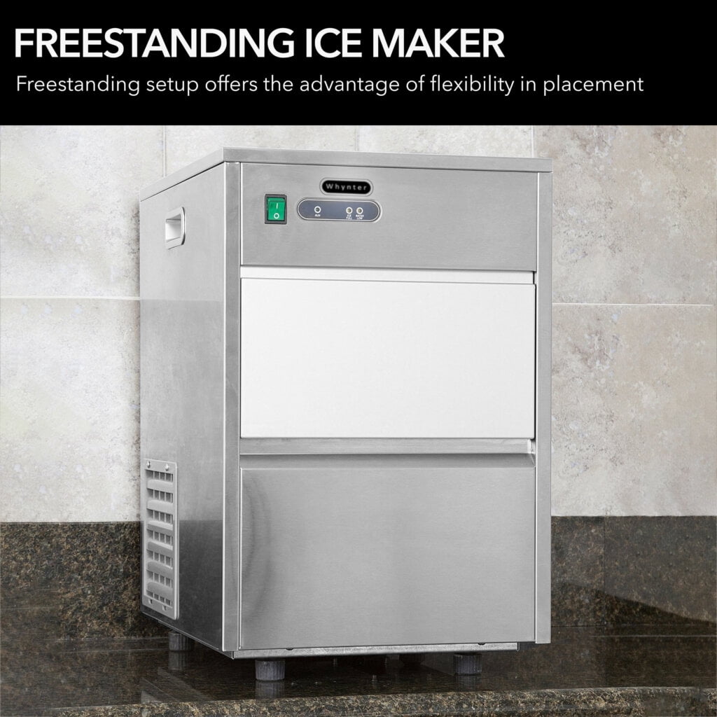 Whynter FIM-450HS Freestanding Ice Maker, 44 lb Capacity