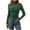 Green, variant on Gubotare Women's Sexy Sheer Long Sleeve Tops Crew Neck Mesh Ruched Going Out Shirts Blouse Date Night Outfits (Red,M)